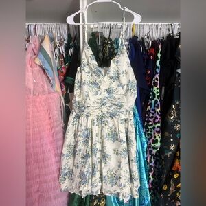 Cider floral mini dress